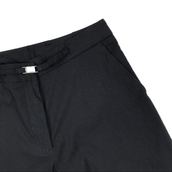 Express Y2K Stretch Black Cropped Trouser Pant - Picture 4 of 11